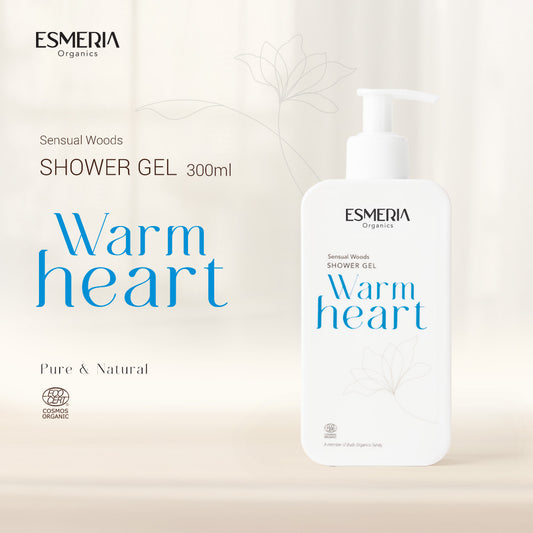 ESMERIA Organics Sensual Woods Warm Heart Shower Gel 300ml