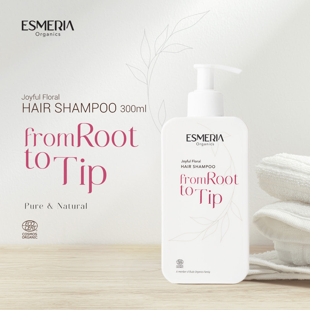ESMERIA Organics Joyful Floral From Root to Tip Hair Shampoo 300ml