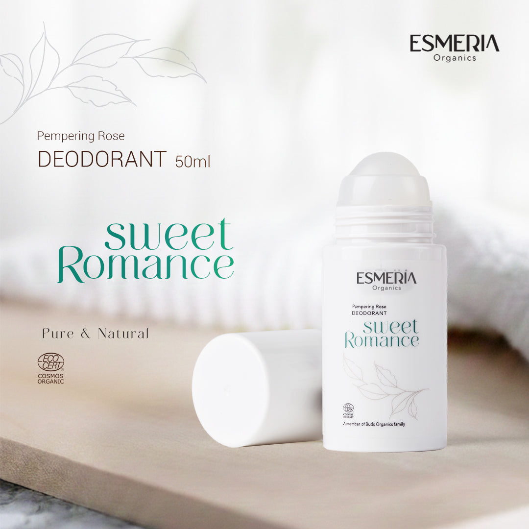 ESMERIA Organics Deodorant Pampering Rose Sweet Romance