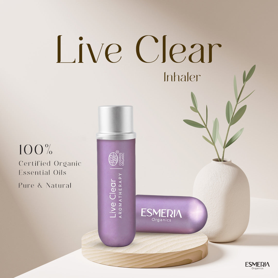 ESMERIA Organics Essential Oil (Inhaler) Live Clear 1.35ml