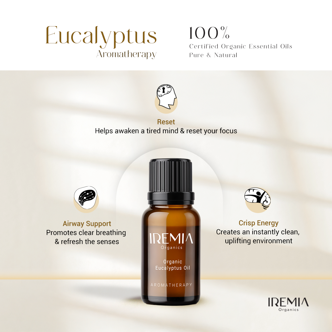 ESMERIA Organics Organic Essential Oil Eucalyptus 10ml