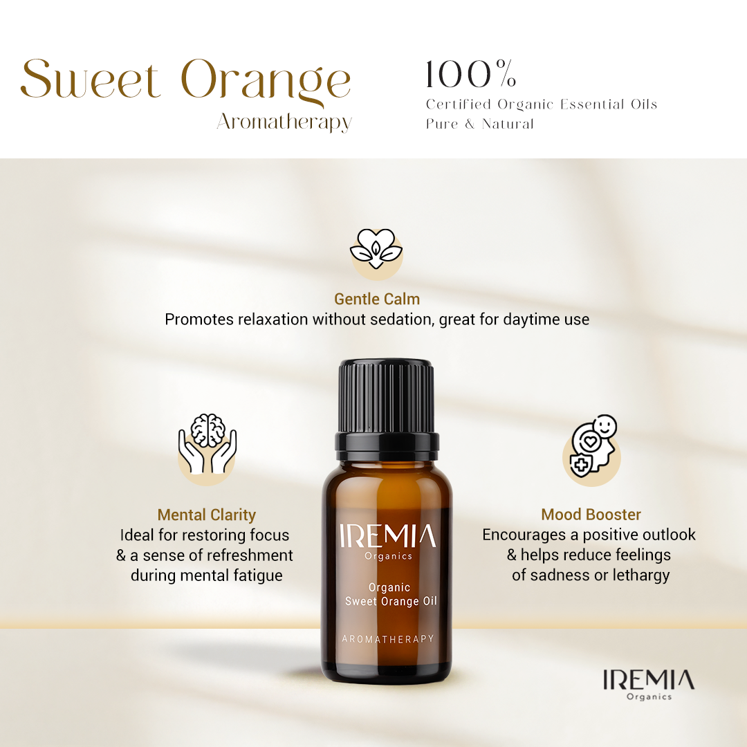 ESMERIA Organics Organic Essential Oil Sweet Orange 10ml