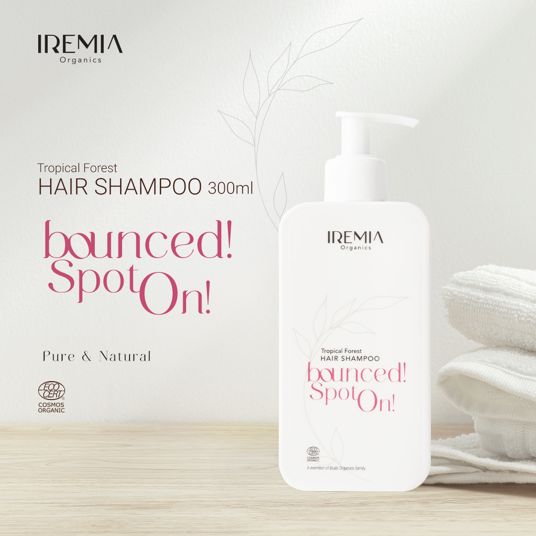 IREMIA organics bounced! spot on! Tropical Forest hair shampoo 300ml