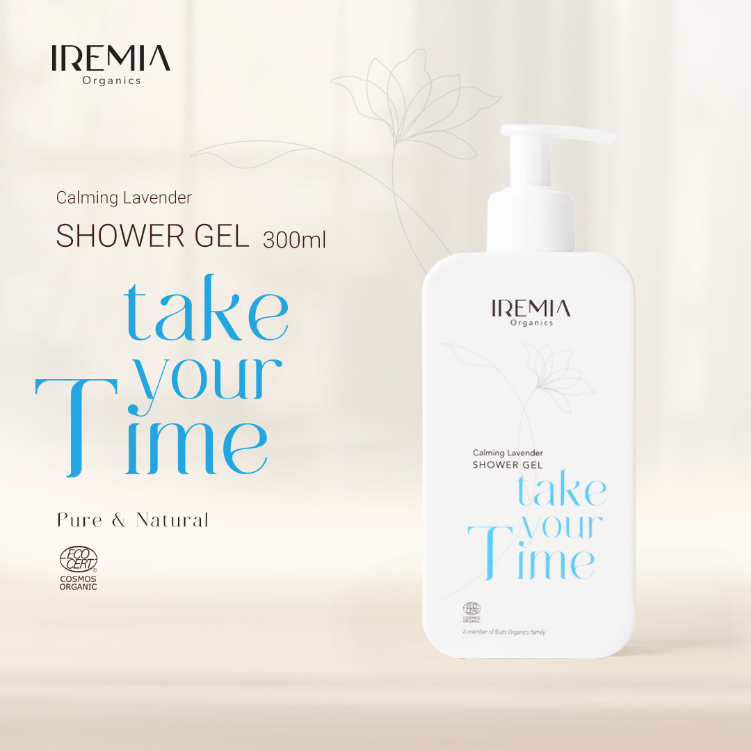 IREMIA Organics take your time Calming Lavender shower gel 300ml