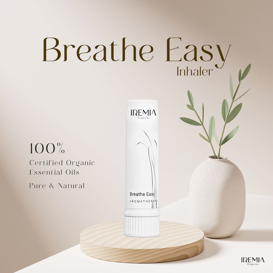IREMIA Organics Breathe Easy Inhaler 100% certified organics